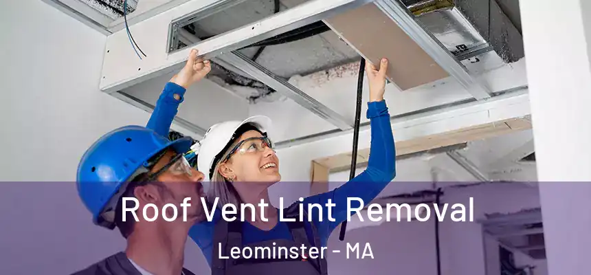 Roof Vent Lint Removal Leominster - MA